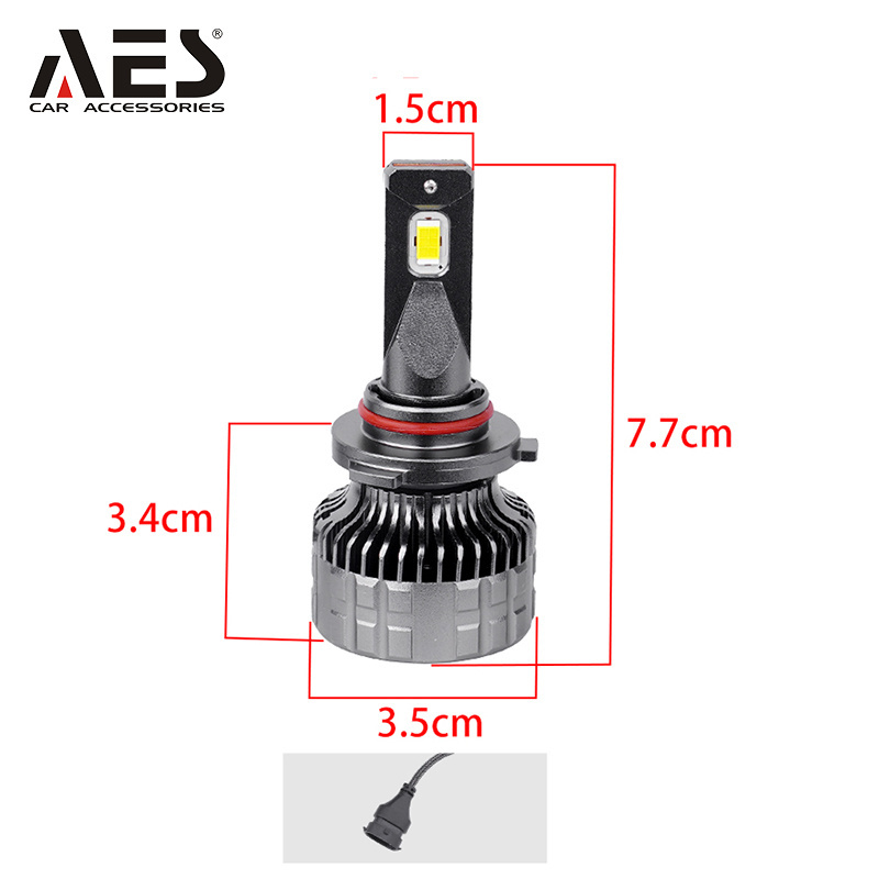 AES Cars Headlight 45W H11 Led Headlights with CSP Chips Cooling Fan for auto Lighting system Conversion Kit