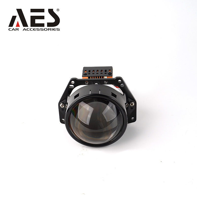 AES New Design TIR Technology  AS009 Bi LED Projector Lens Super Bright LED Headlight Projector for Auto Lighting System