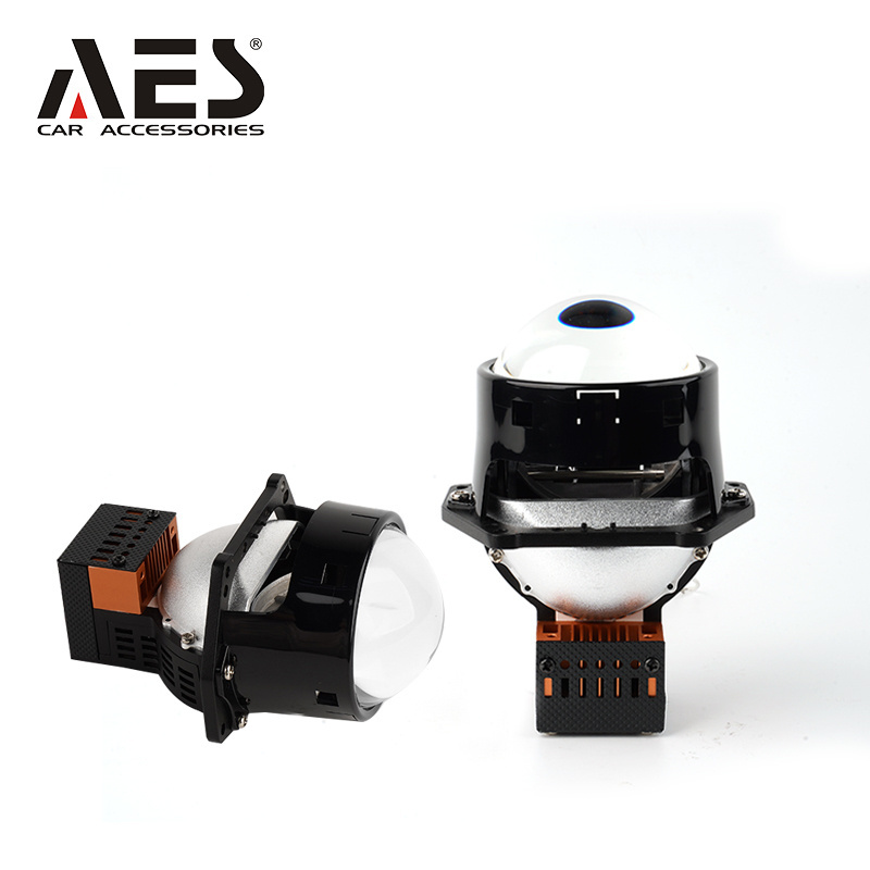 AES New Design TIR Technology  AS009 Bi LED Projector Lens Super Bright LED Headlight Projector for Auto Lighting System