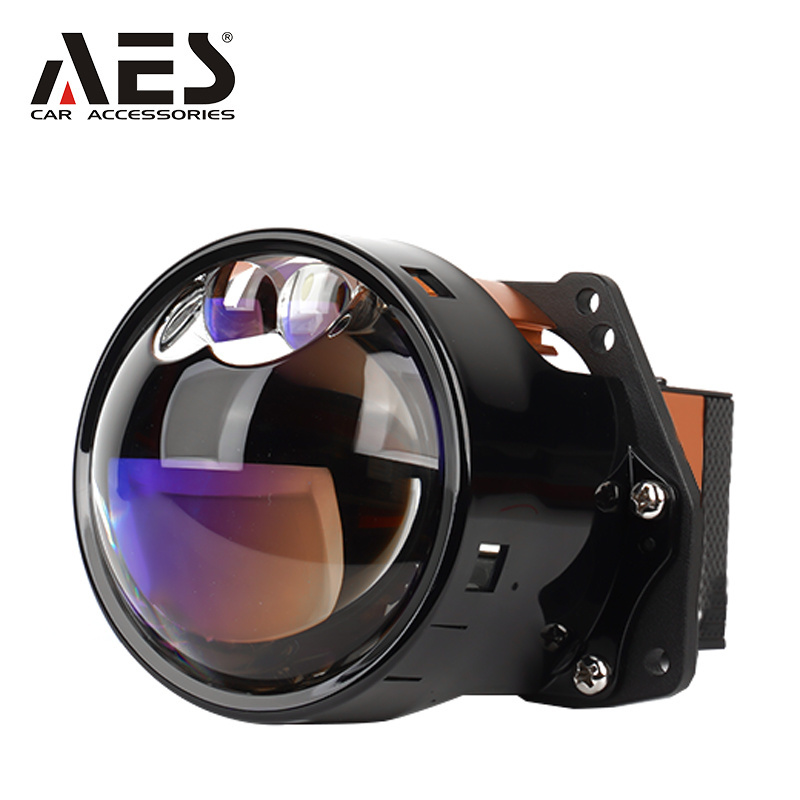 AES S600 Prism Double laser lens WAY MAKER  Bi led 55W 80W high power led projector blue lens 6000K