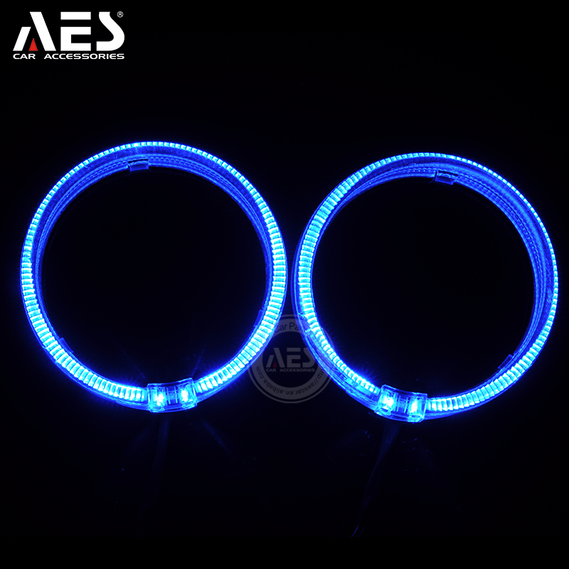 AES e90 e92 e39 e60 e61 LED Angel Eyes fit for projector lens shrouds 80MM 95MM 3inch halo rings Lamp