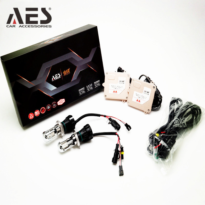 AES vehicle front headlight Kingkong 45W Xenon HID Kit with fast bright ballast for h4 h7 h8 h11 HB3 HB4 4300k/6000k