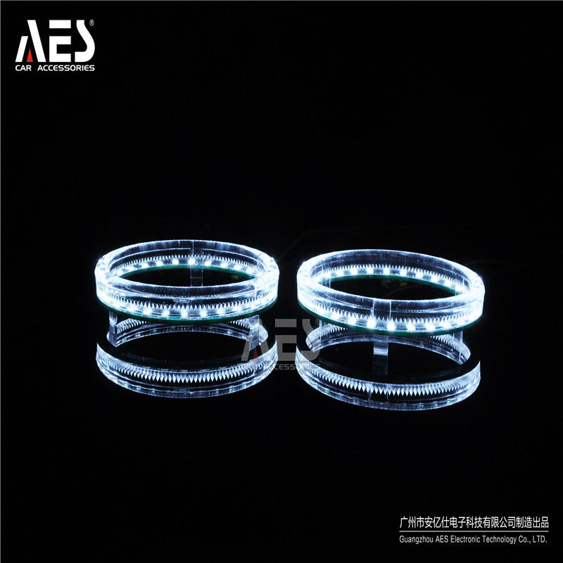 AES e90 e92 e39 e60 e61 LED Angel Eyes fit for projector lens shrouds 80MM 95MM 3inch halo rings Lamp