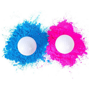 Hot Selling Baby Shower Party Supplies Wedding Decoration Pink Blue Smoke Powder Gender Reveal Confetti exploding golf balls