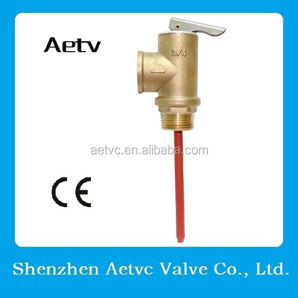 brass safety valve for solar water heater