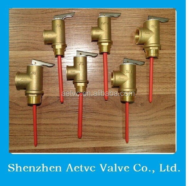 brass safety valve for solar water heater