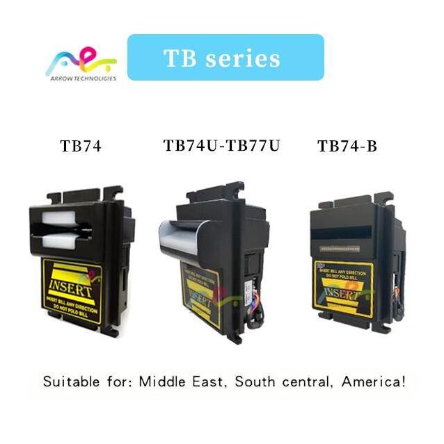 Taiwan TOP ICT Bill Acceptor With Cash Box Works Taiwan Bill Validator For Video Game Machine