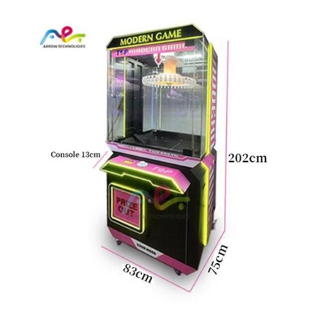 Factory Coin Operated Push Clip Priz Vending Game Machine Lucky Gift Machine