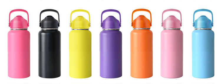 Custom Logo 32oz Insulated Stainless Steel 1L Water Jug Vacuum Flask ...
