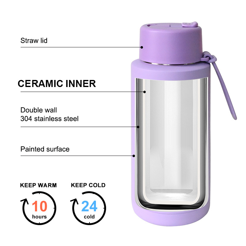 Custom logo KEWIXY Style 34oz bpa free vacuum insulated thermos flask stainless steel sports water bottle