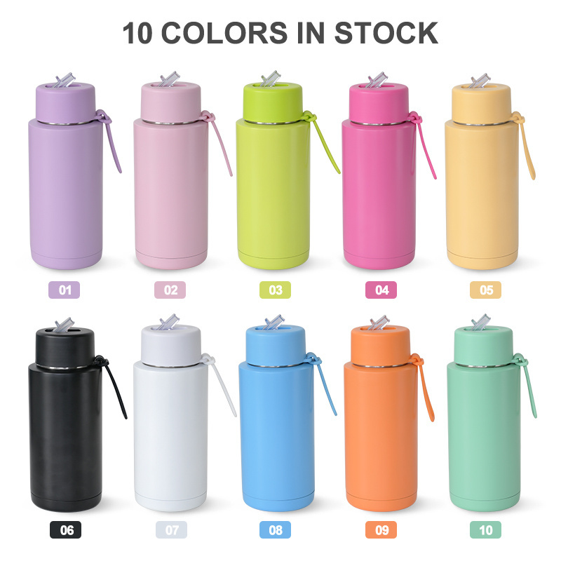 KEWIXY Style Wholesale Customization 34oz Bpa Free Water Bottle Double Wall Insulated Stainless Steel Tumbler