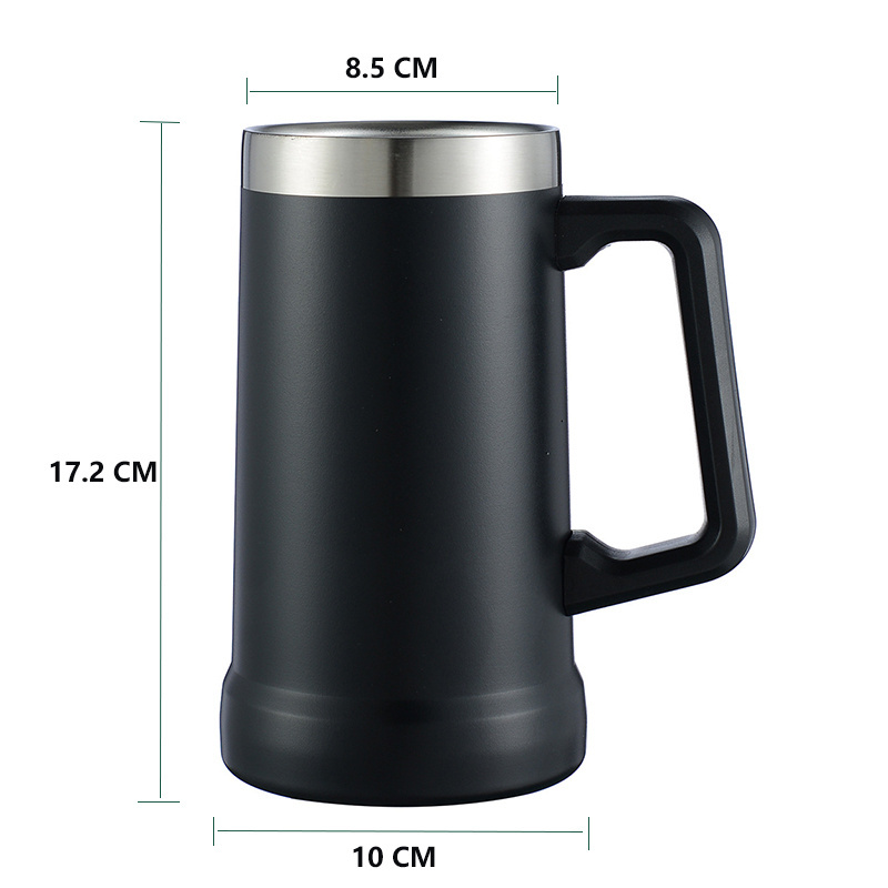 wholesale cheap eco friendly 24oz large cup big grip beer stein for outdoor travel camping beer mug tumbler