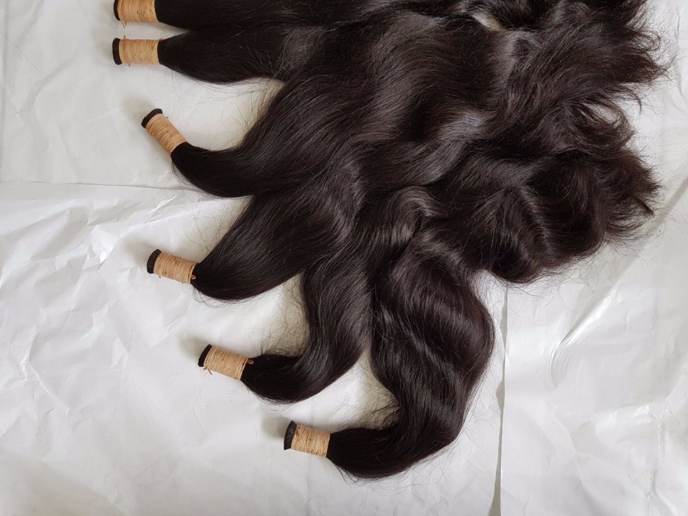 BEST QUALITY INDONESIAN RAW HAIR RAW MATERIALS 100% REMY HAIR VIRGIN HUMAN HAIR BULK