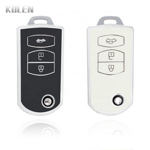 New TPU Car Key Case Cover For Mazda 3 5 6 Series M6 RX8 MX5 2 3 Buttons Smart Keyless Key Protector Fob Bag Accessories