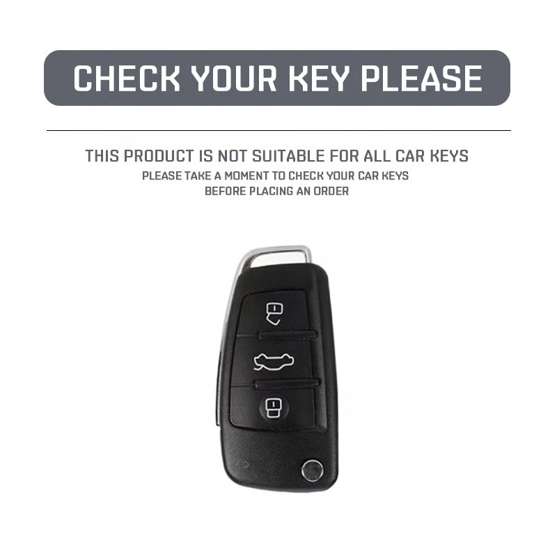 Fashion TPU Car Remote Key Case Cover Shell For Audi A3 8P A4 A5 A6 A7 A8 Q7 Folding Type Key Cover Shell TPU