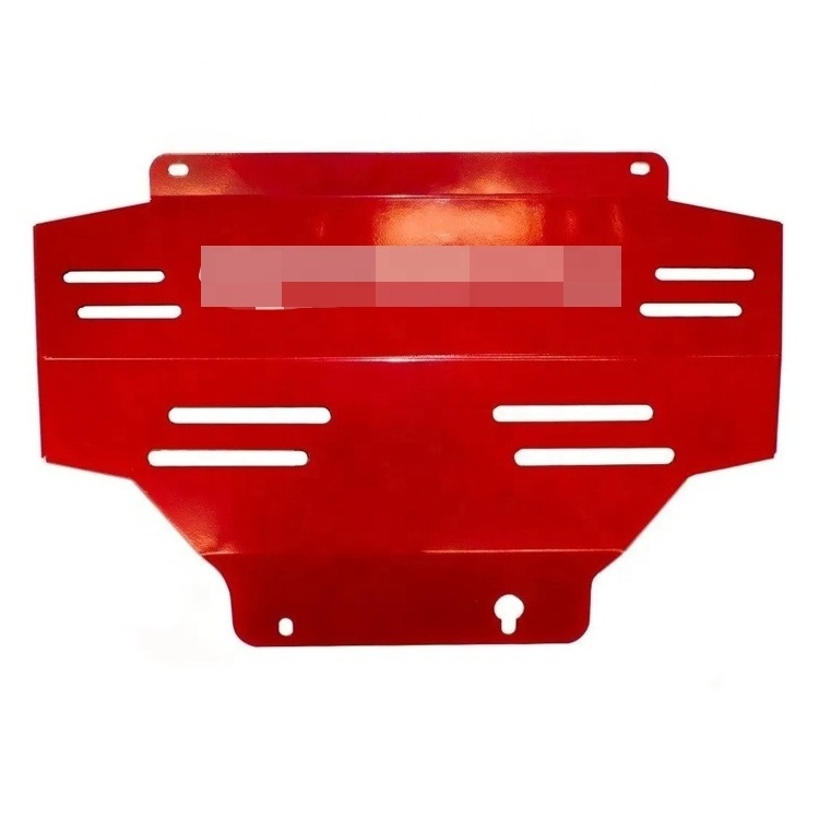 4x4 Steel Under Guard Truck Skid Plate For Navara Red Engine Protecting Cover