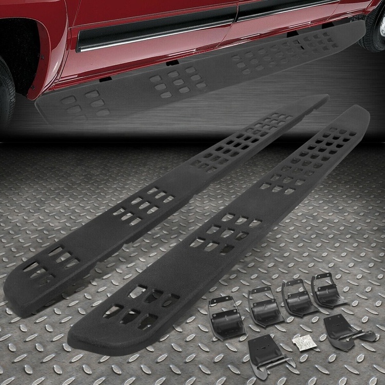 For 15-21 F150 F-150 Crew Cab Raptor Style Side Step Nerf Bar Running Board