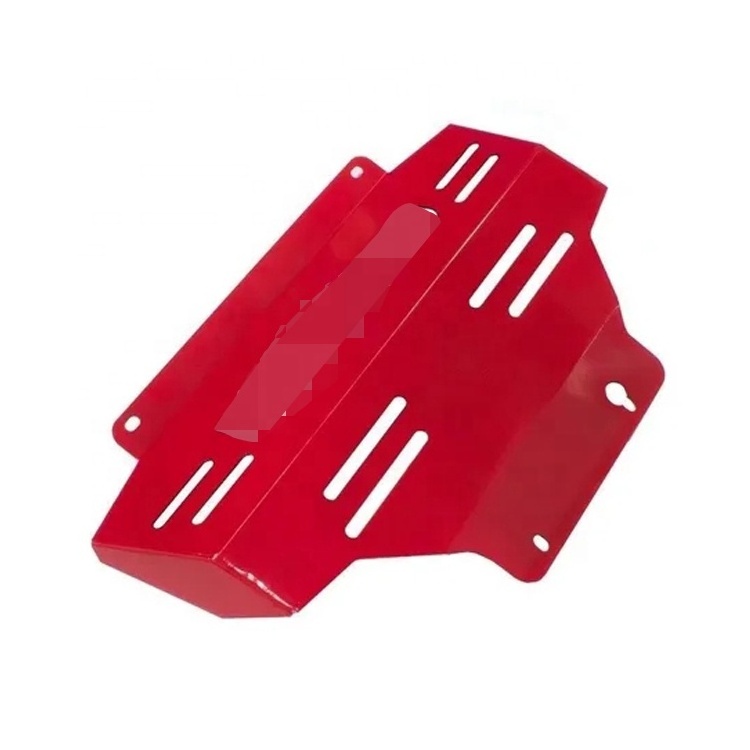 4x4 Steel Under Guard Truck Skid Plate For Navara Red Engine Protecting Cover