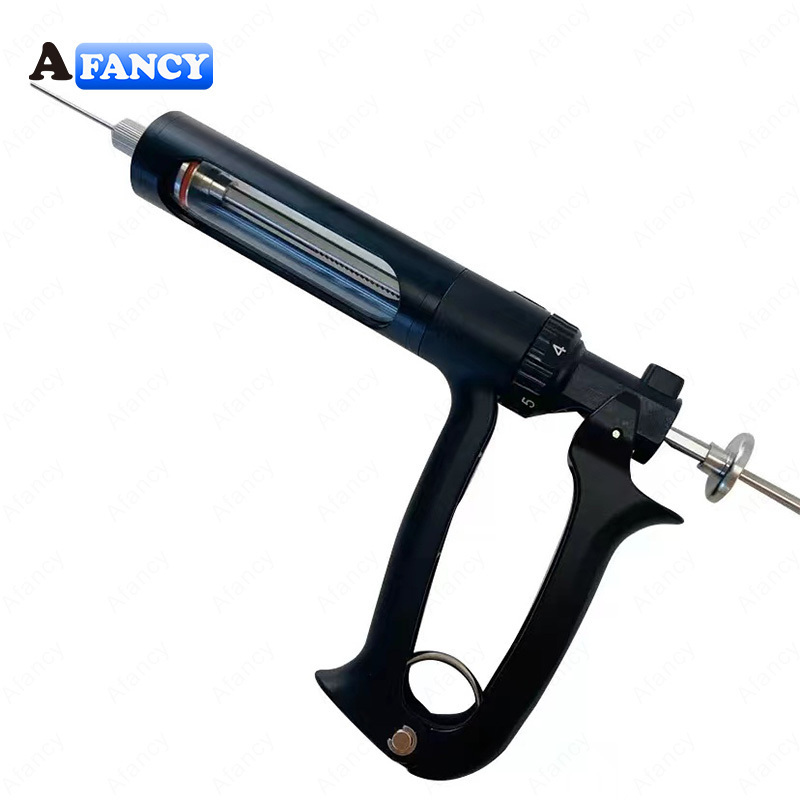 Afancy Newest Portable 25ml 50ml Manual Semi Automatic Gun Liquid Filling Oil Machine Preheat Thick Oil Filling Machine Gun