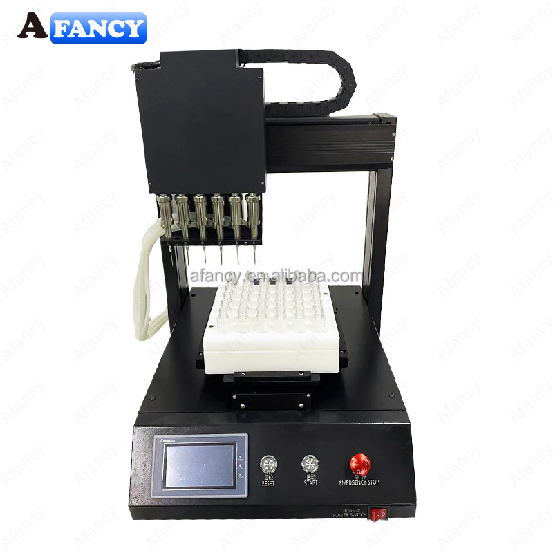 AFancy Hotsale 6 heads Filling Digital Rotary Aseptic Prefilling  Production Line Filling Oil And Bottle Sealing Machine