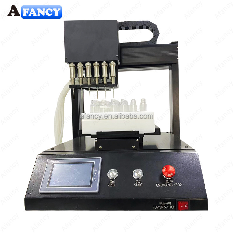 AFancy Hotsale 6 heads Filling Digital Rotary Aseptic Prefilling  Production Line Filling Oil And Bottle Sealing Machine