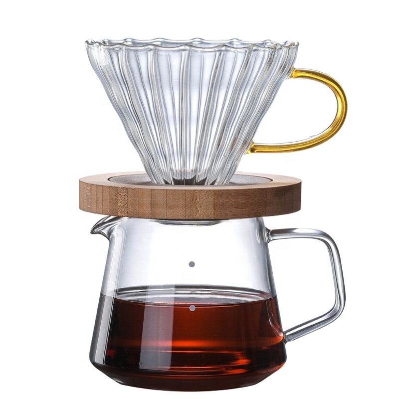 400ml  High Borosilicate Glass Coffee Share Pot