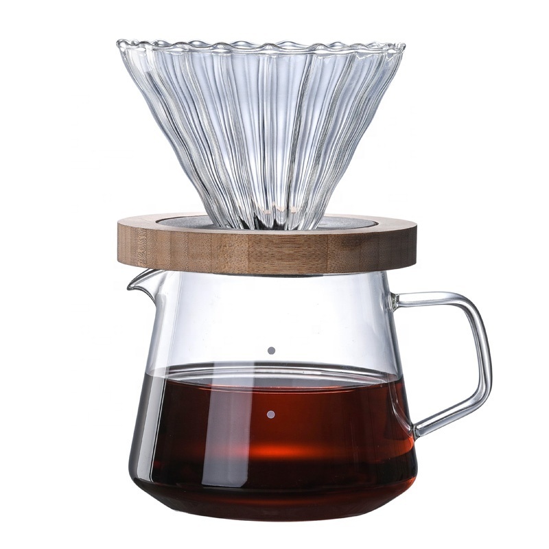 400ml  High Borosilicate Glass Coffee Share Pot