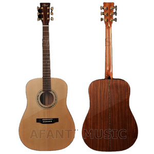 41 inch Acoustic/ Solid Spruce top / Solid Nato back and sides/ AFANTI Acoustic guitar (AFA-910S)