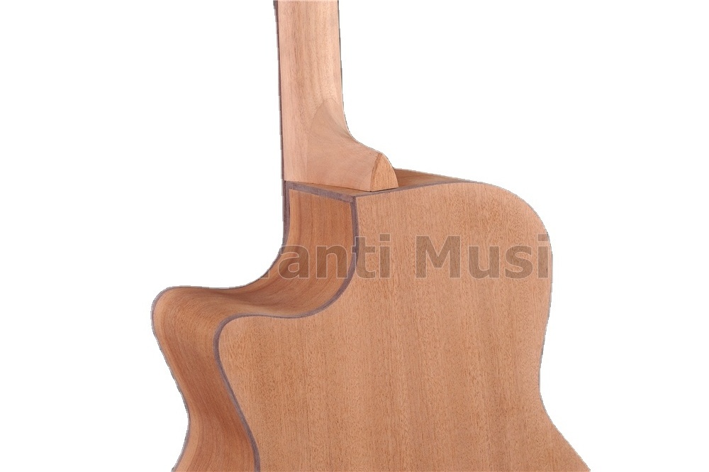 41 inch Acoustic guitar kit / Solid Spruce top / Sapele back and sides/ DIY guitar kit AFANTI Acoustic guitar (AFA-953)