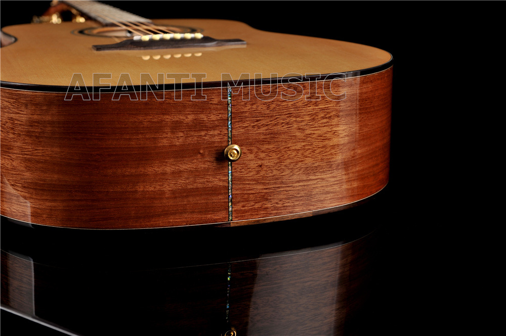 41 inch Acoustic/ Solid Spruce top / Solid Nato back and sides/ AFANTI Acoustic guitar (AFA-910S)