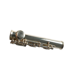 Afanti Flute OEM 16 Closed Hole Silver Student Silver Plated Electric Soprano Recorder Wood Cross Flute Nozzle C Instrument