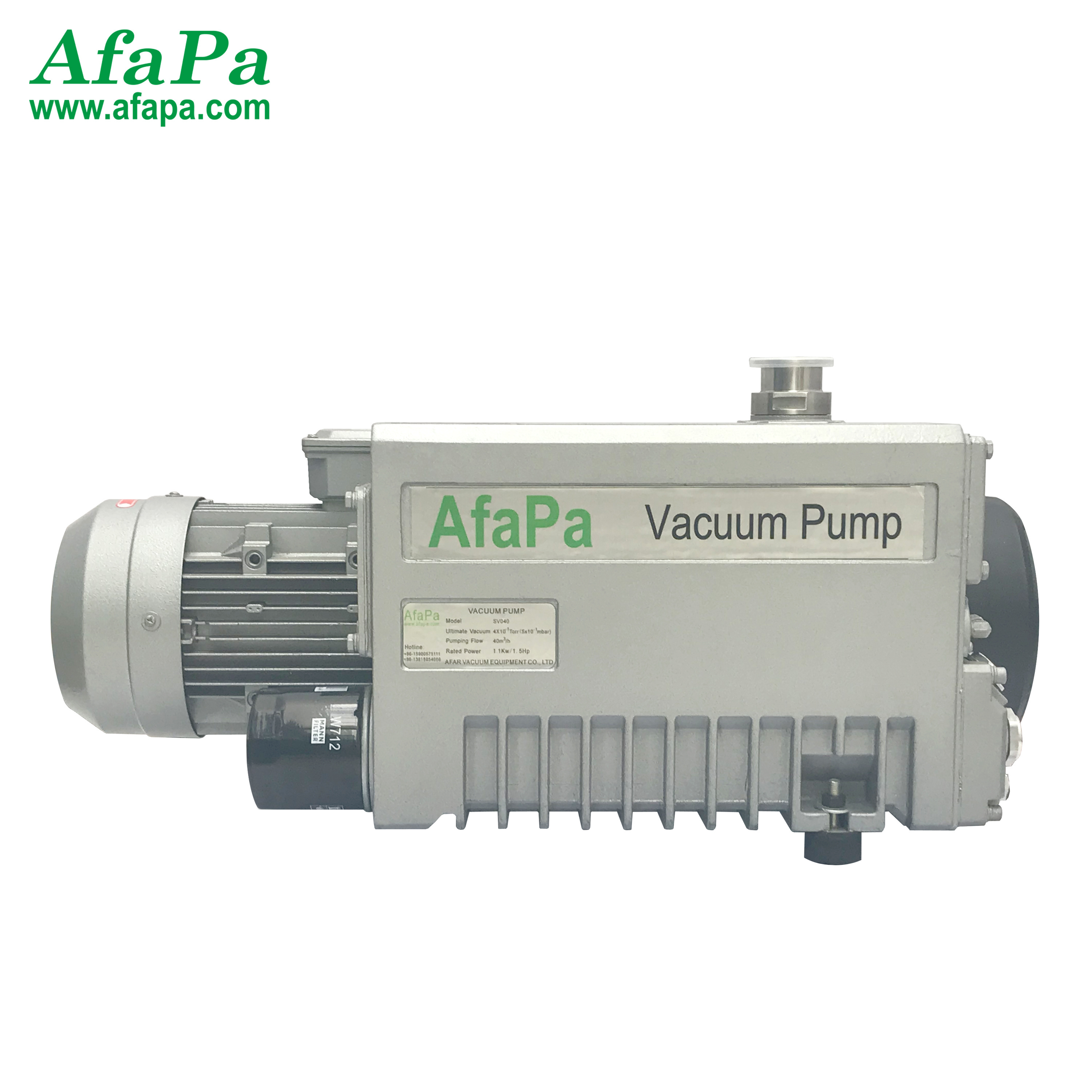 Hot Selling 40m3/h Oil Injected Rotary Vane Vacuum Pump