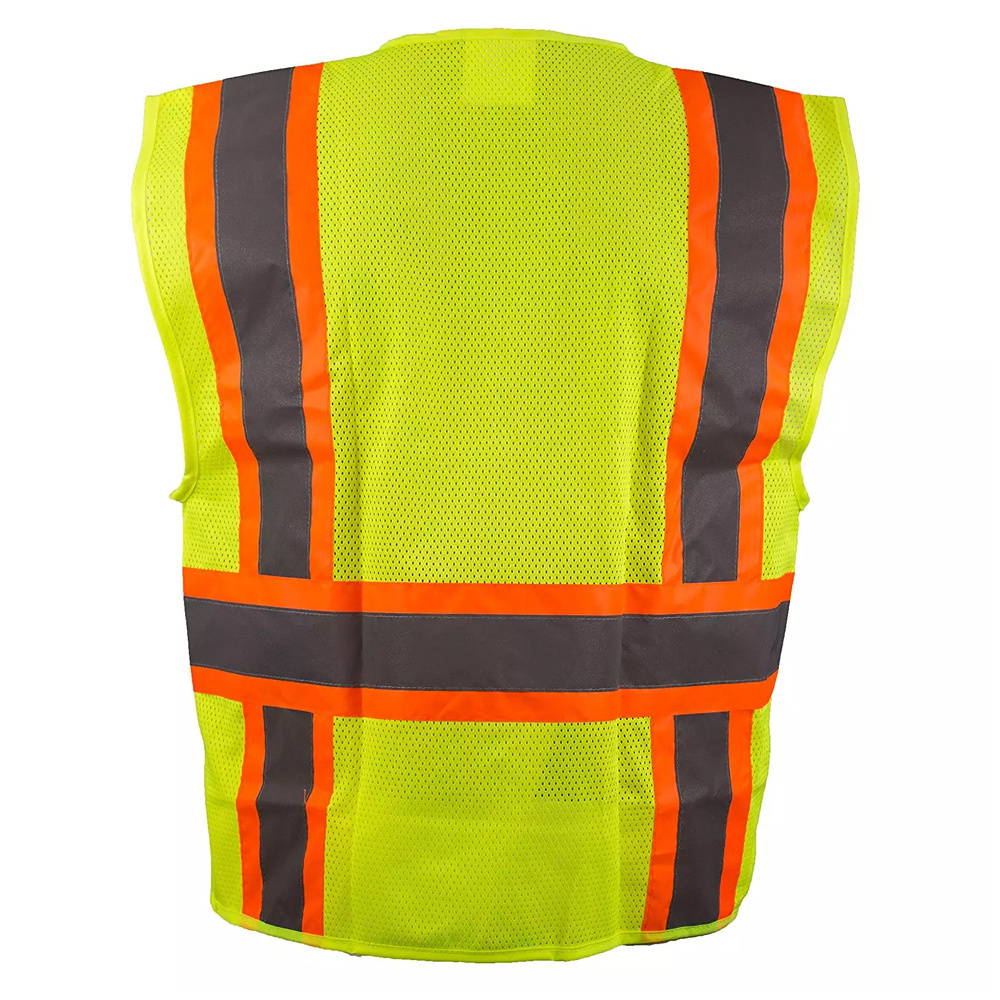 Wholesale Safety Waterproof and Breathable Work Vest Men's Workwear Reflective Safety Working Vest plus size