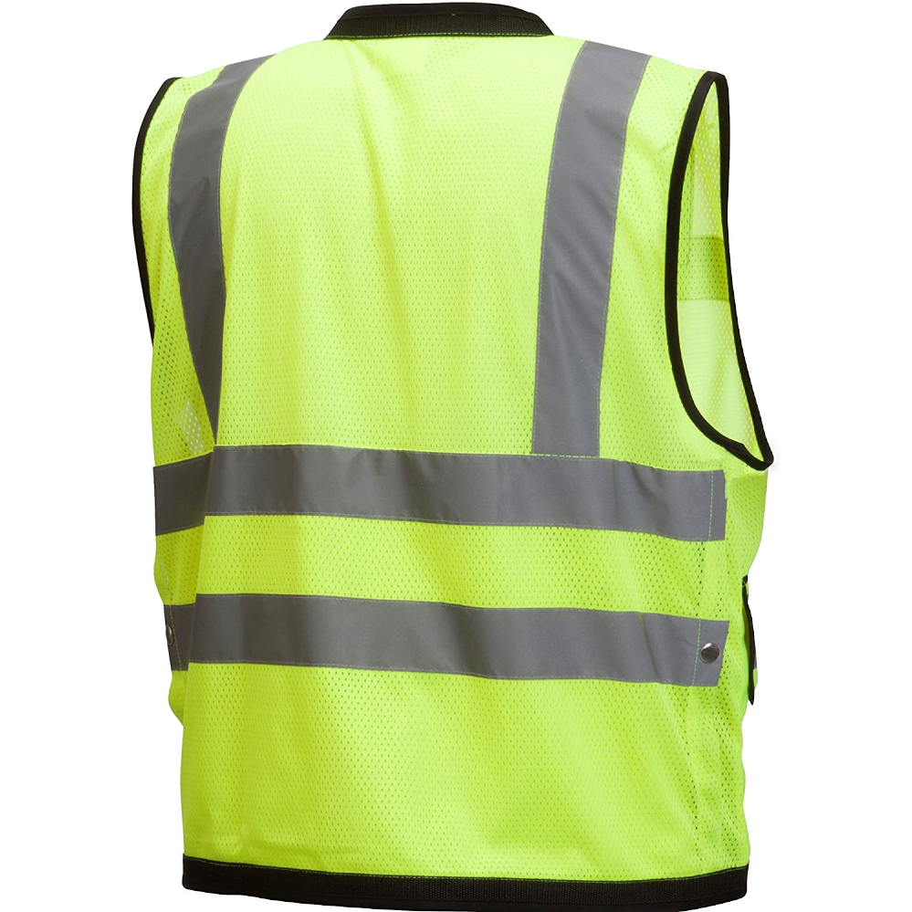 Custom Logo Pocket Work Construction White Safety Vest Safety Jackets Personalized Safety Vest With Pockets