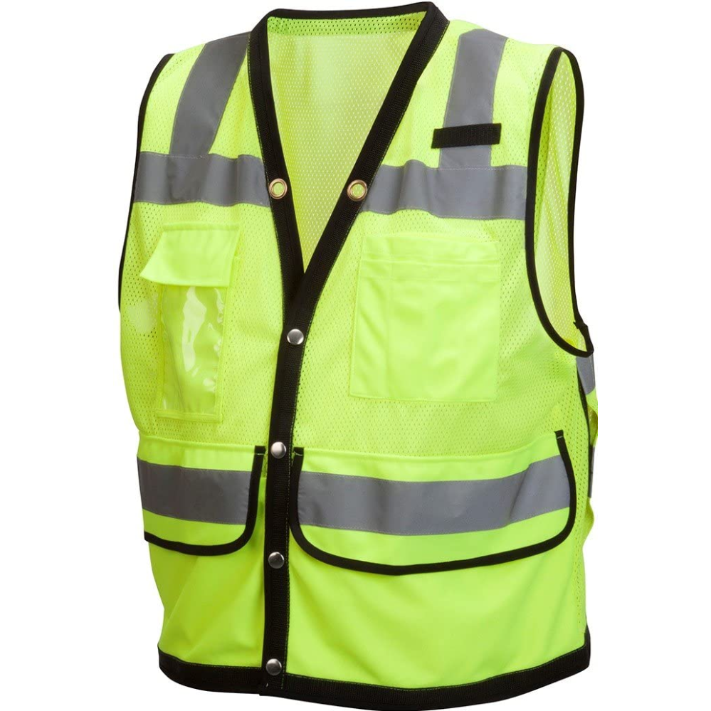 Custom Logo Pocket Work Construction White Safety Vest Safety Jackets Personalized Safety Vest With Pockets