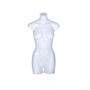 Cheap Plastic Female Half Body Mannequin Half Upper Body Mannequin Half Bust Mannequin