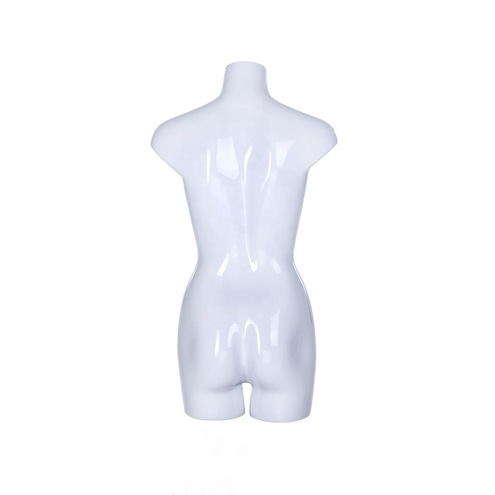 Cheap Plastic Female Half Body Mannequin Half Upper Body Mannequin Half Bust Mannequin