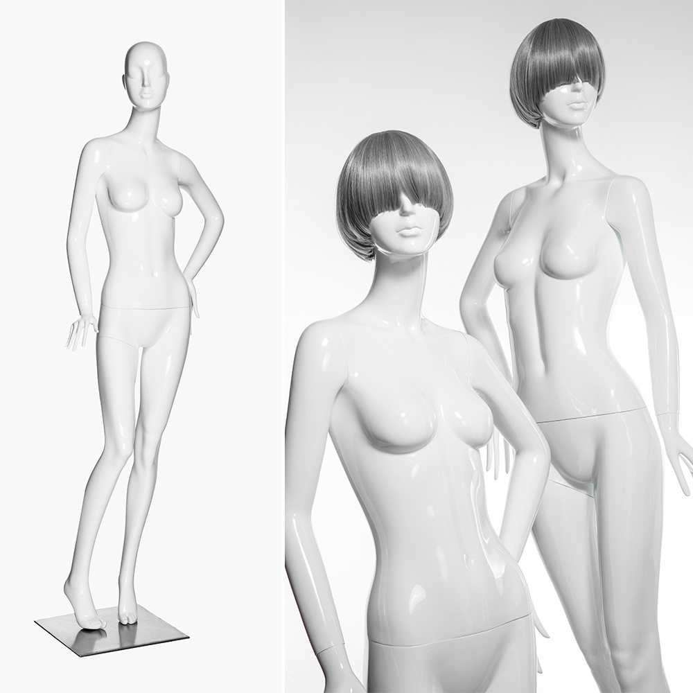 LINDA1 fashion designed fiberglass full body curvy full body mannequin female dummy