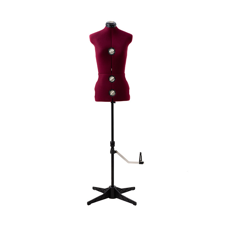 MOD-150S Dummy Female Half Body adjustable dress form Tailoring US Size mannequin manufacturer