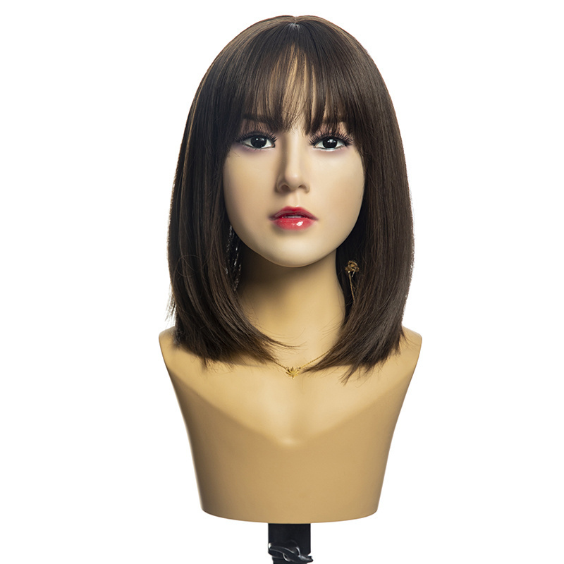 Wholesale Realistic Wall Mounted Mannequin Head Jewelry Display Fashion Asian Face Head Mannequin for Wig