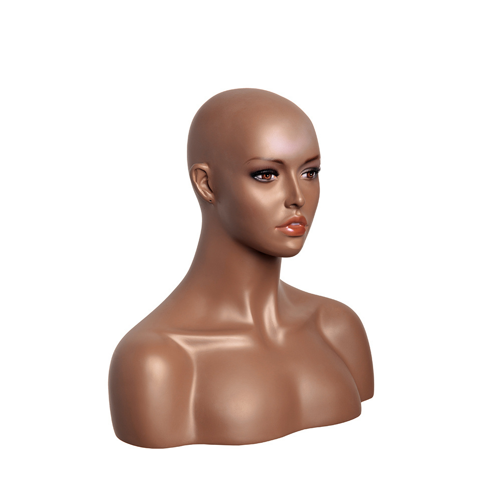 M075- H3-C wholesale human hair mannequin head