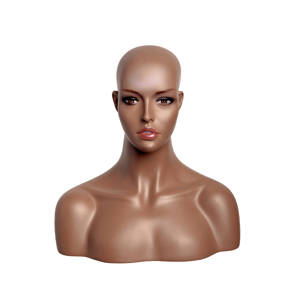 M075- H3-C wholesale human hair mannequin head