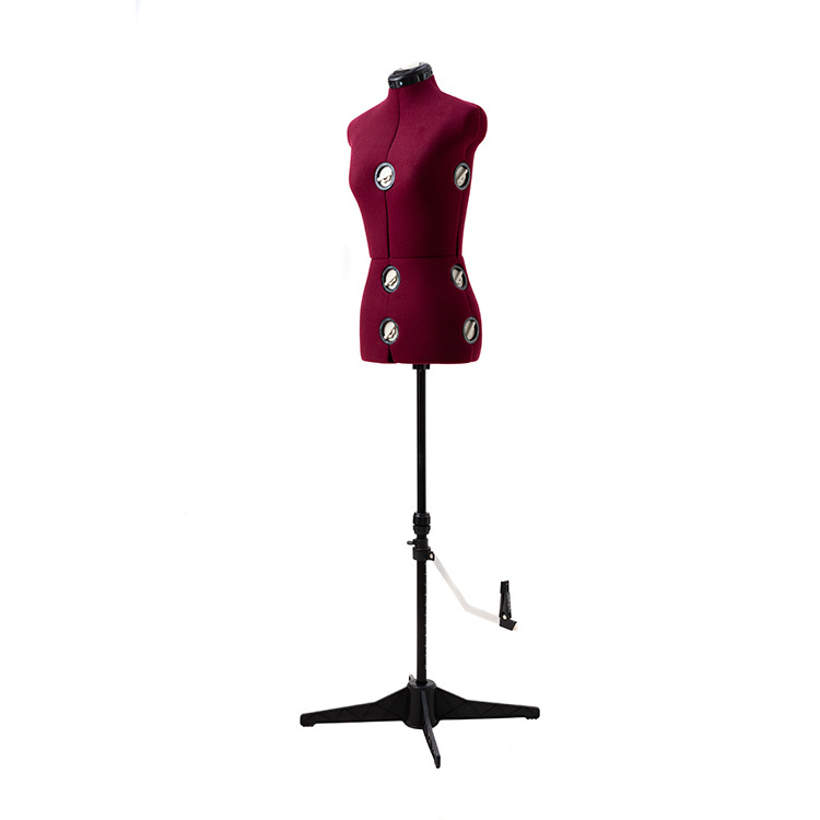 MOD-150S Dummy Female Half Body adjustable dress form Tailoring US Size mannequin manufacturer