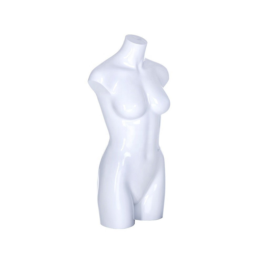 Cheap Plastic Female Half Body Mannequin Half Upper Body Mannequin Half Bust Mannequin