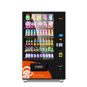 Afen Automatic Wifi Air Port 24 Hour Vending Machine Shop Android Apple Pay Auto Food Snack Beverage Vending Machine