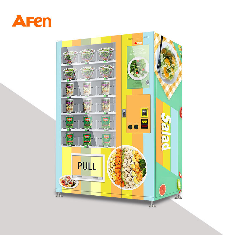 AFEN Belt Conveyor Medicine Perfume Led Screen Vending Machine With Display For Gum