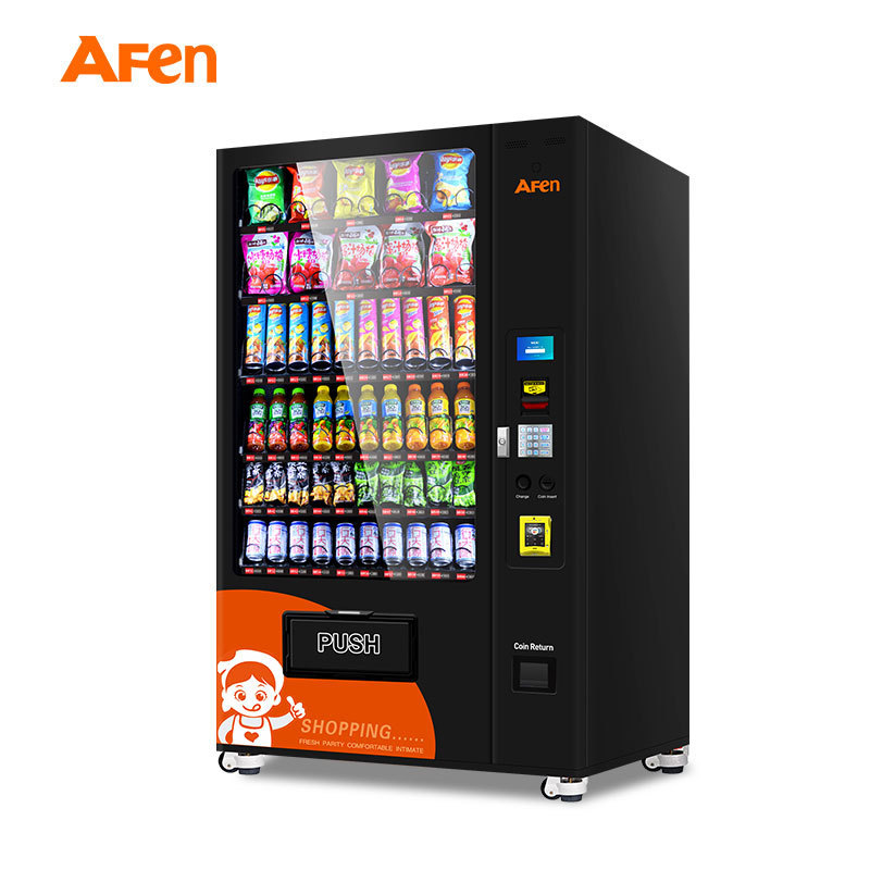 AF Wholesale Combo Food Vending Machine Snacks And Drinks Vending Machines For Retail Ttems