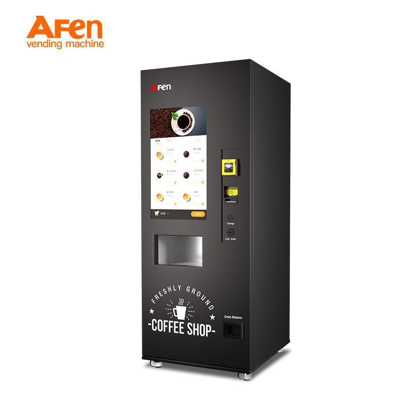 AFEN  Freshly Ground Cappuccino Hot Coffee Vending Machine Italy