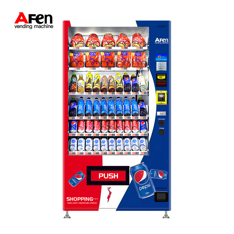 Afen China Vending Machine Manufacturer Cheap Custom Touch Screen Vending Machine For Foods And Drinks