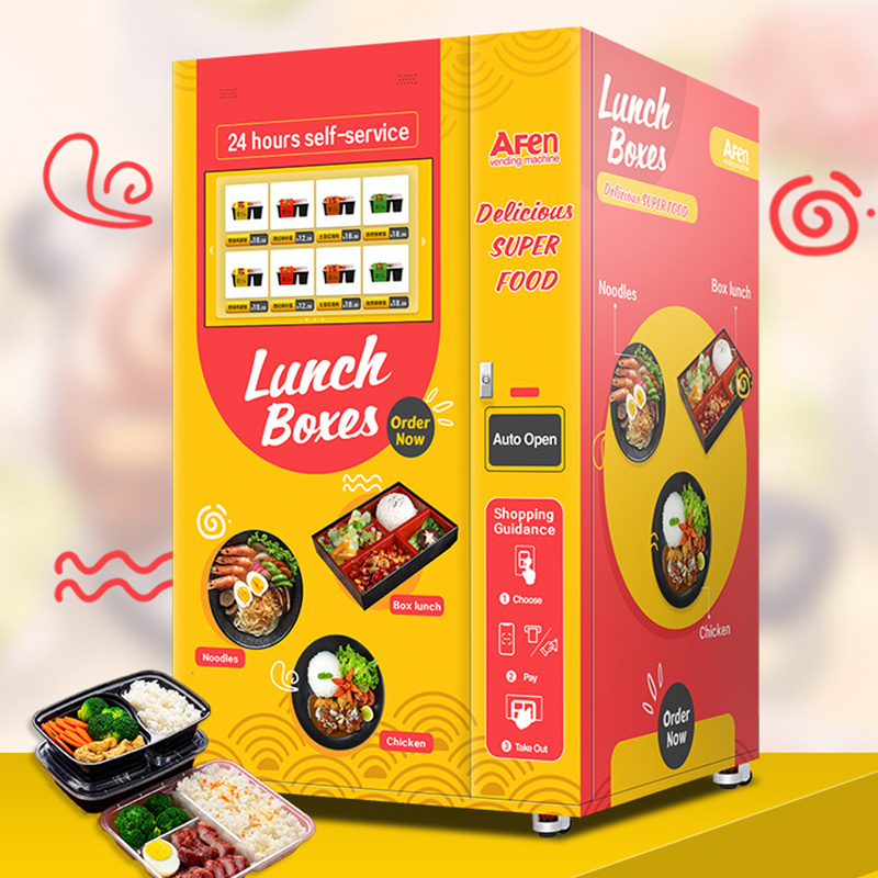 AFEN Manufacturer Hamburger Vending Machine Hot Food Microwave Vending Machine Automatic